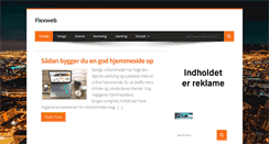 Desktop Screenshot of nj.flexweb.dk